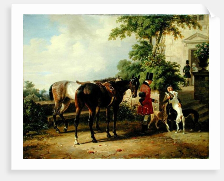 The Groom, 1836 by Franz Kruger