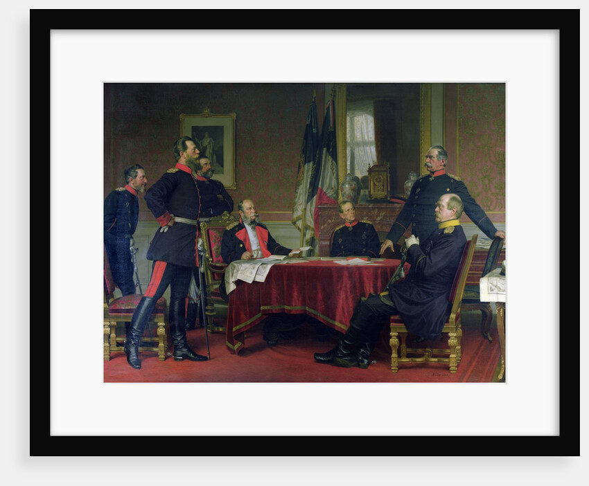 Discussion of a War Strategy in Versailles by Anton Alexander von Werner