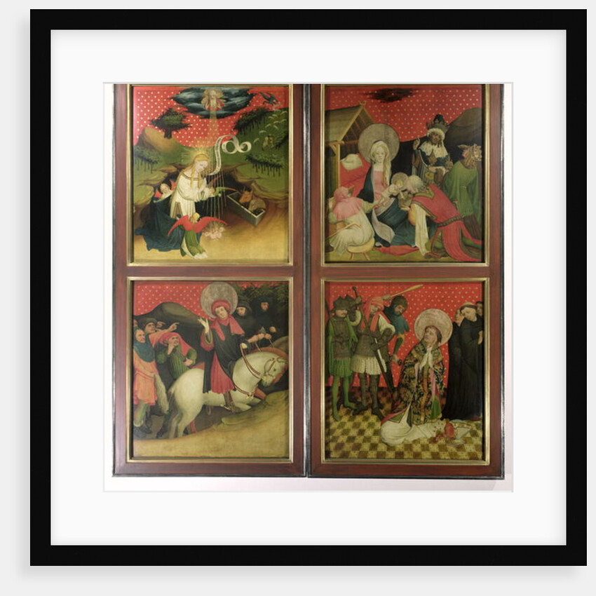 The St. Thomas Altar from St. John's Church, Hamburg, begun in 1424 by Francke Master