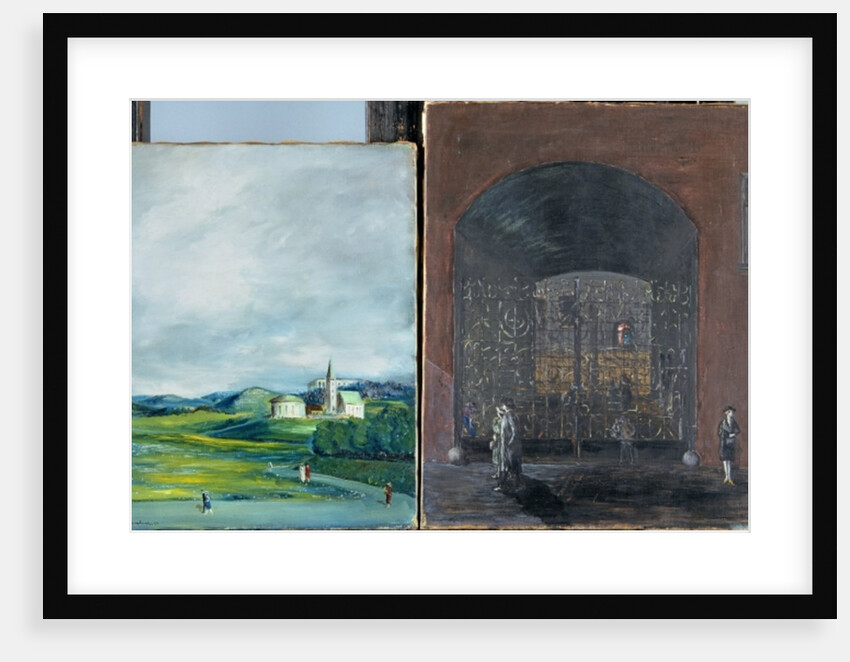 Landscape and street scene by Joachim Ringelnatz