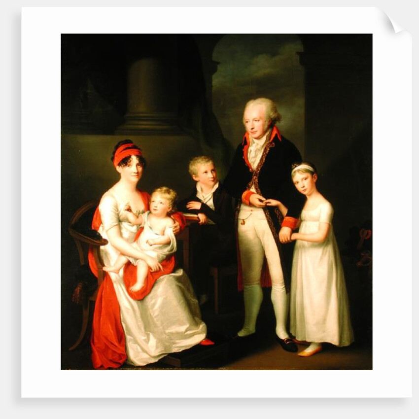 Marc Andre Souchay and His Family, c.1805 by Friedrich Carl Groger