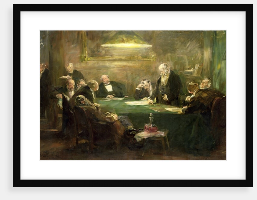 The Meeting of the Board of Directors, 1900 by Ferdinand Brutt