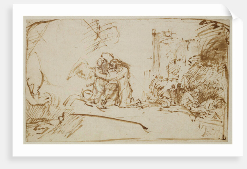 Christ on the Mount of Olives by Rembrandt Harmensz. van Rijn