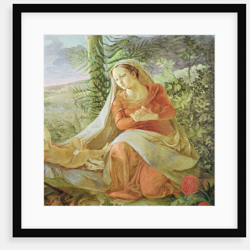 The Virgin from 'Rest on the Flight to Egypt', 1805-06 by Philipp Otto Runge