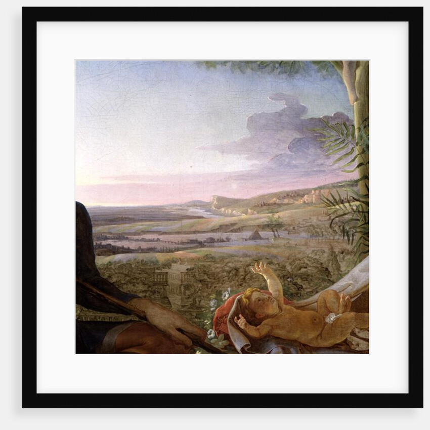 Christ child and landscape from 'Rest on the Flight into Egypt', 1805-06 by Philipp Otto Runge