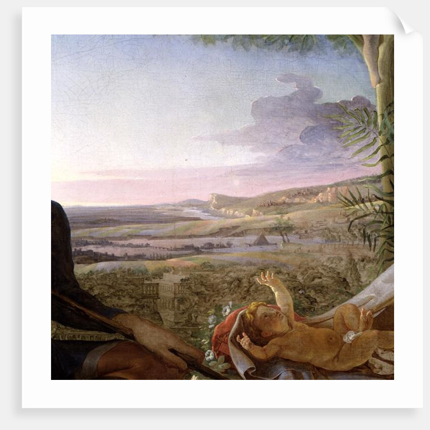 Christ child and landscape from 'Rest on the Flight into Egypt', 1805-06 by Philipp Otto Runge