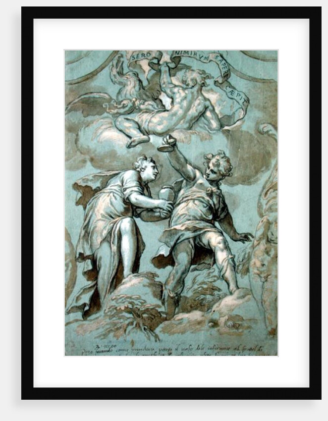 Pandora Offers the Box to Epimetheus by Paolo Farinati