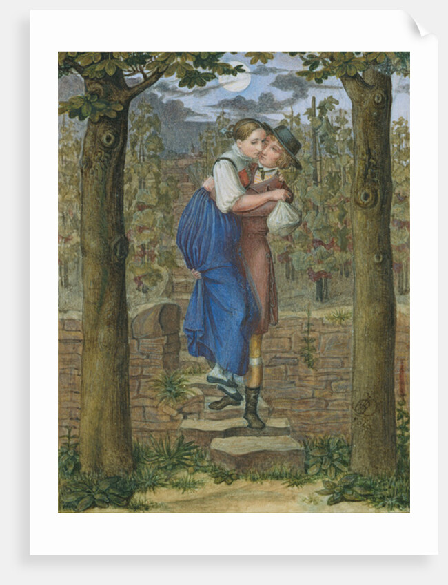 Hermann and Dorothea, 1828 by Julius Oldach