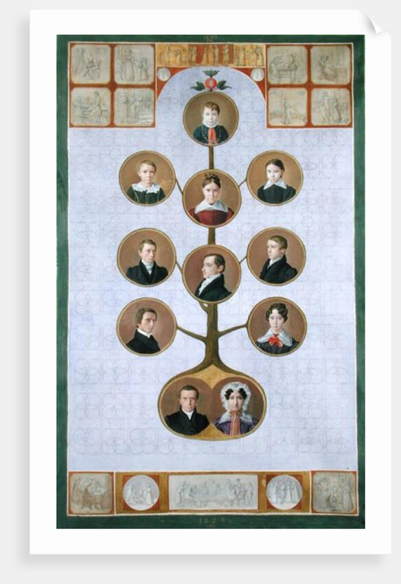 The Family of the Baker, Jochann, Friedrich Nikolaus, 1828 by Julius Oldach