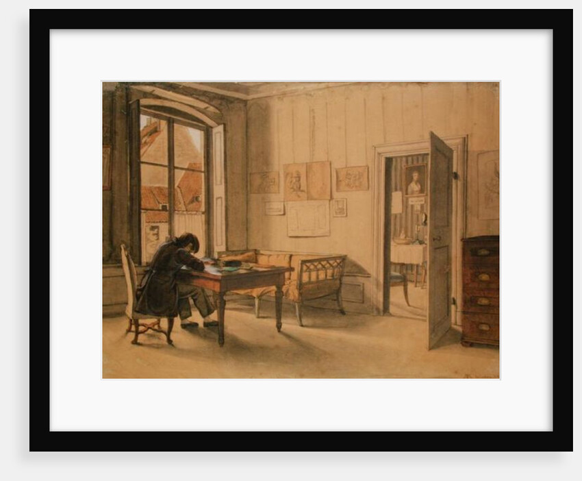 Erwin Speckter in his Munich Home by Carl Julius Milde