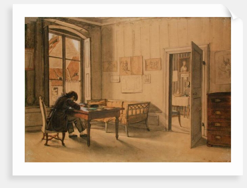 Erwin Speckter in his Munich Home by Carl Julius Milde