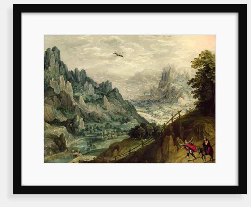 The Flight into Egypt, c.1598-1623 by Tobias Verhaecht
