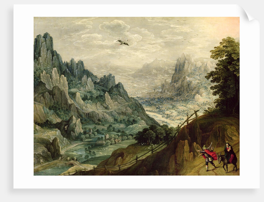 The Flight into Egypt, c.1598-1623 by Tobias Verhaecht