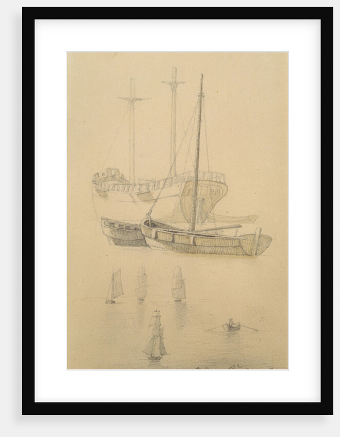 Ships by Caspar David Friedrich