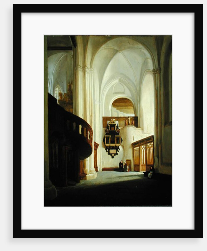 Interior of the St. Nicholas Church, 1831 by Johann Martin Gensler