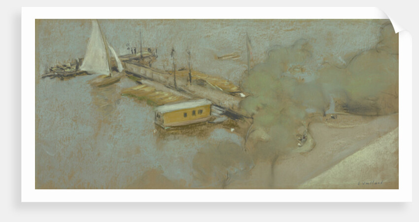 Jetty on the Aussenalster, 1913 by Edouard Vuillard