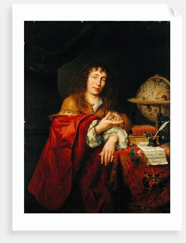 Portrait of a Young Scholar of the Kerckring Family by Ferdinand Bol