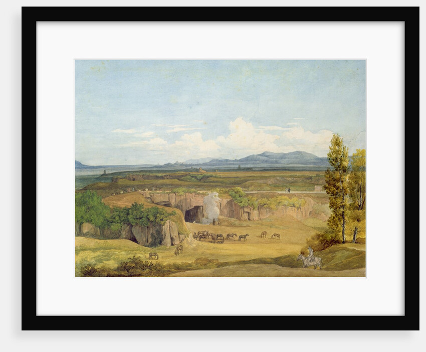 View of the Roman Campagna by Johann Christoph Erhard