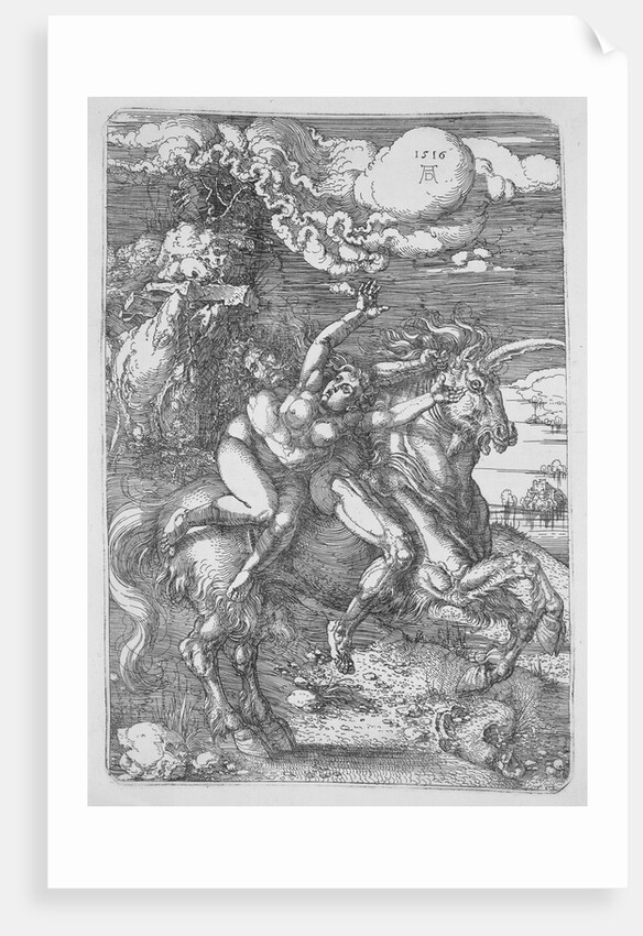 The Abduction on the Unicorn, 1516 by Albrecht Dürer or Duerer