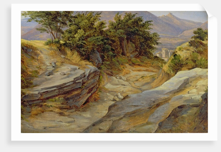Italian Mountain Landscape, c.1824 by Joachim Faber