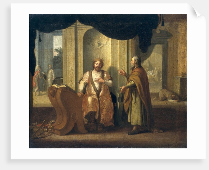 David and Nathan, 1672 by Matthias Scheits