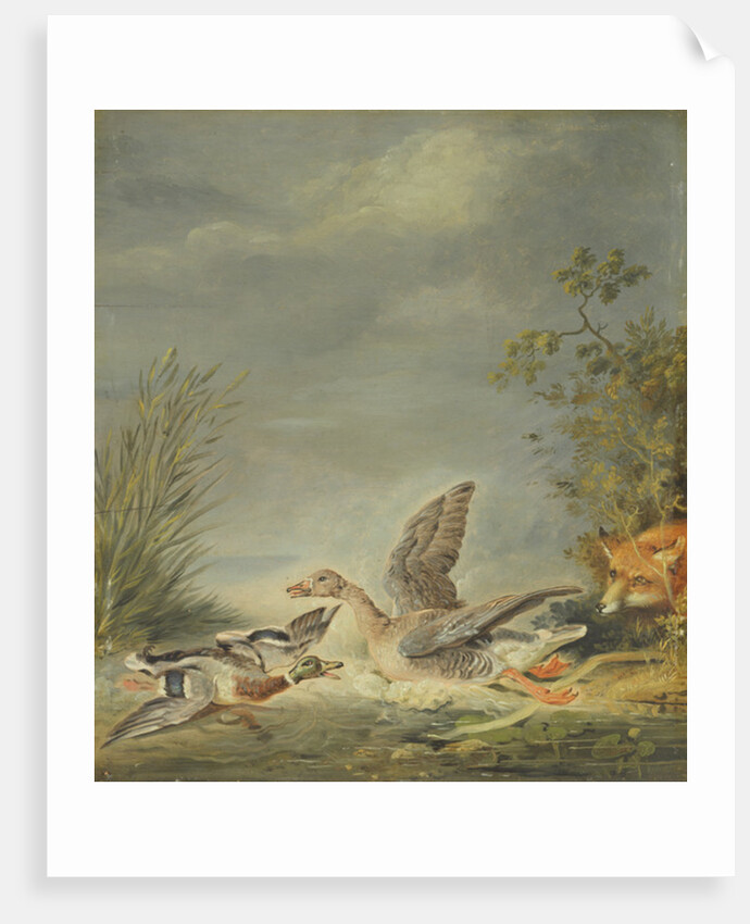 Fox and Waterfowl by Johann Friedrich August Tischbein
