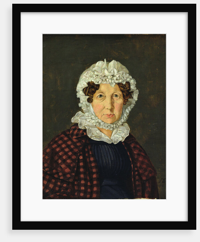 Maria Christine Hubbe, 1830 by Carl Julius Milde