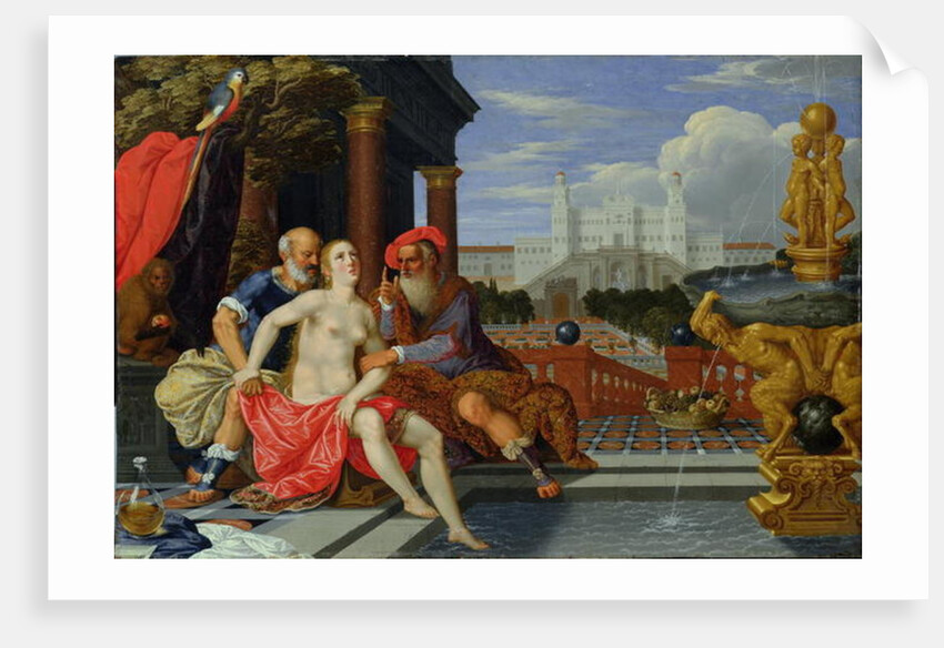 Susanna Bathing by Johann or Hans Konig