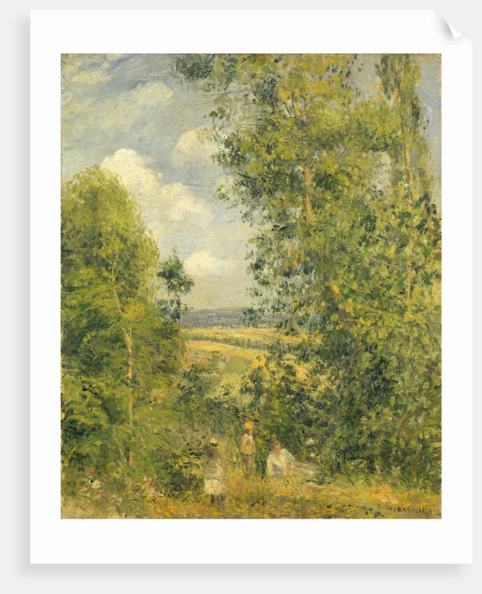 A Rest in the Meadow, 1878 by Camille Pissarro