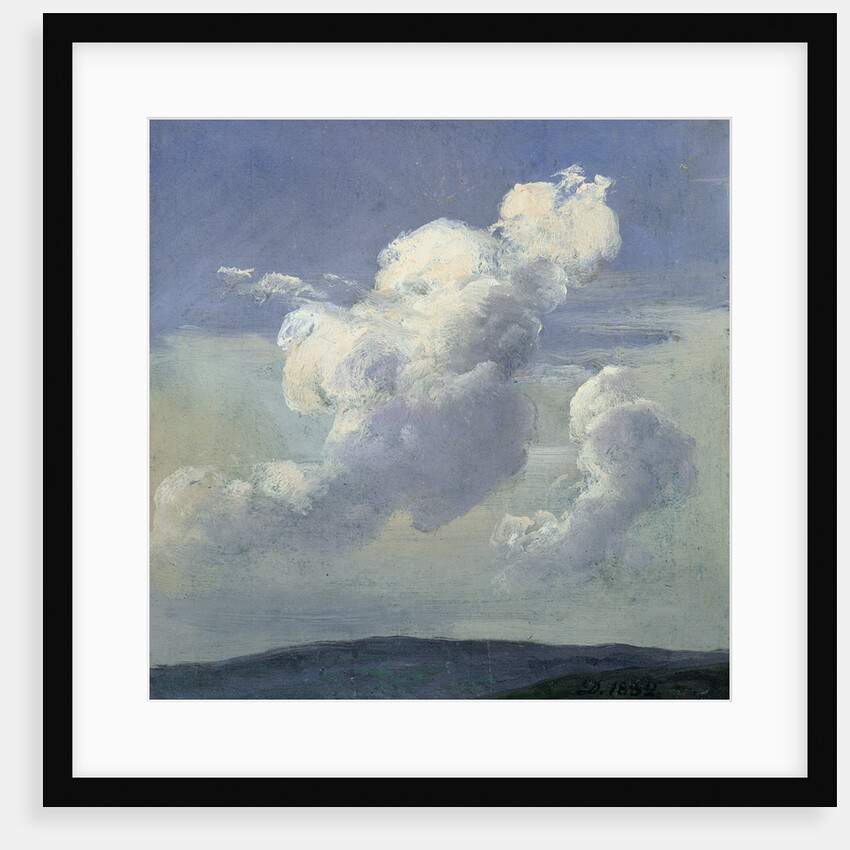 Cloud Study, 1832 by Johan Christian Dahl
