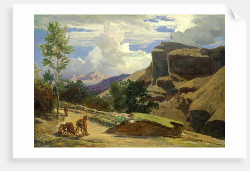 Italian Landscape by Johann Wilhelm Schirmer