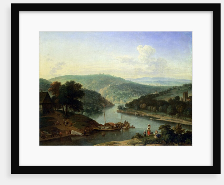 River Landscape, 1697 by Jan van der the Younger Meer