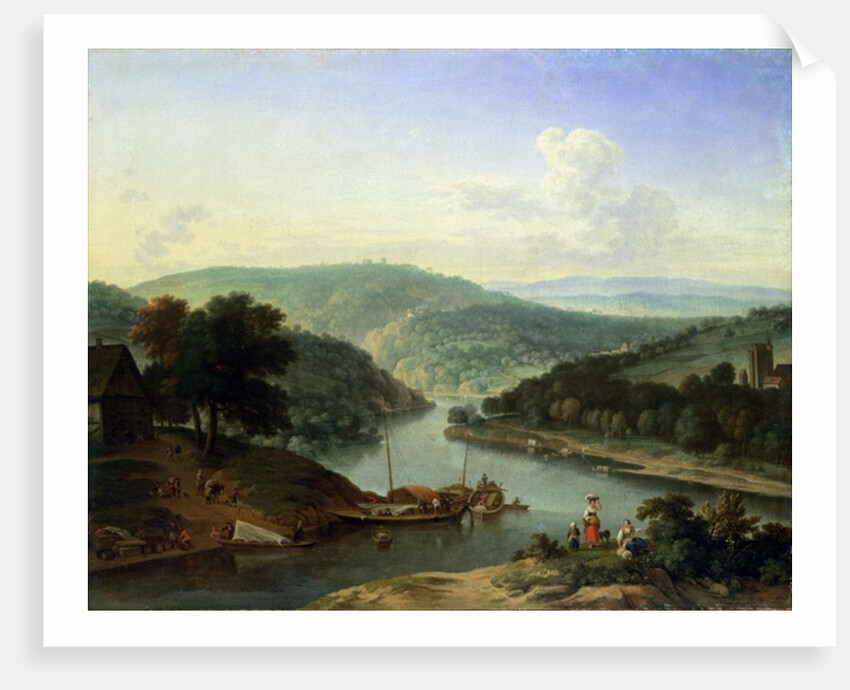 River Landscape, 1697 by Jan van der the Younger Meer