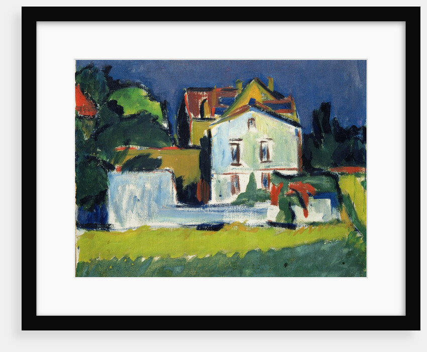 House in a Landscape by Ernst Ludwig Kirchner