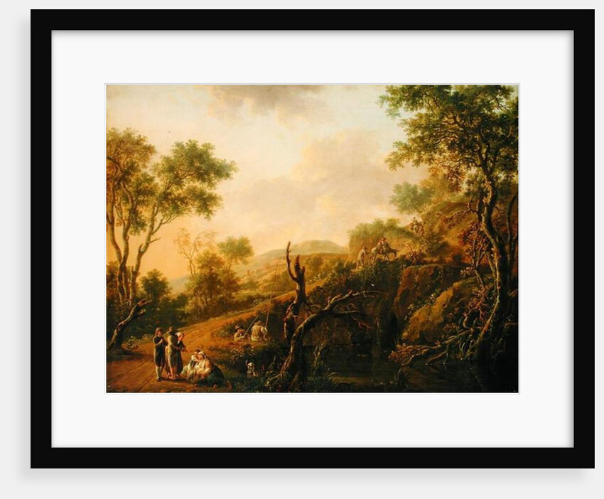 Italian Landscape by Hendrik Willem Schweickhardt