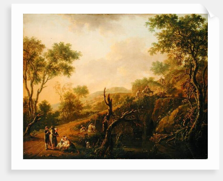 Italian Landscape by Hendrik Willem Schweickhardt