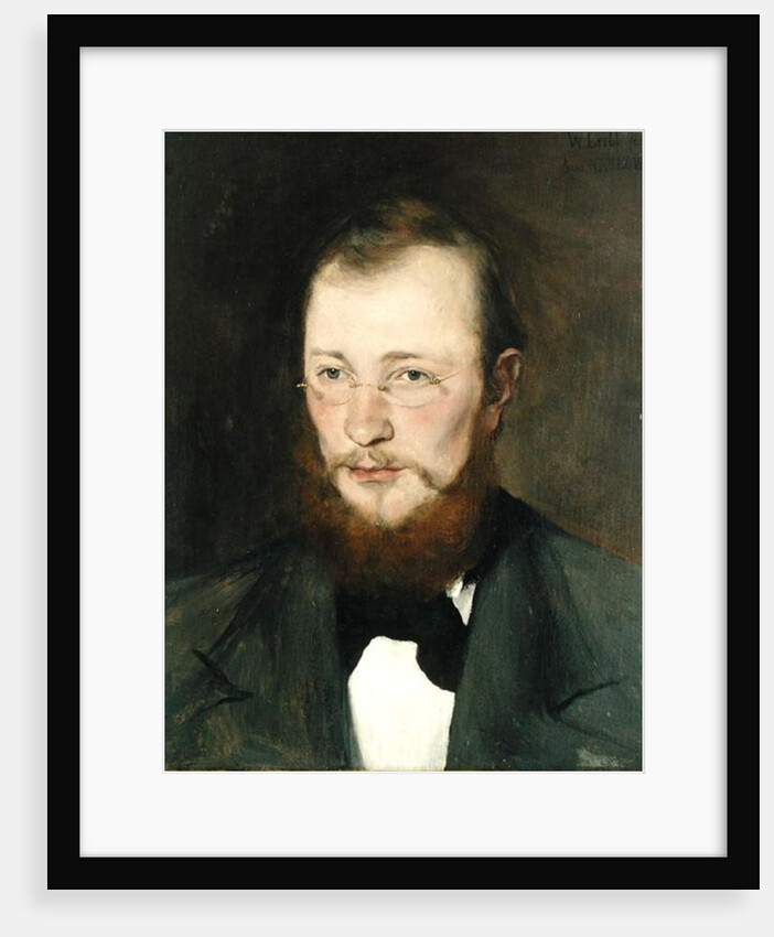 Friedrich Rauert, 1877 by Wilhelm Maria Hubertus Leibl