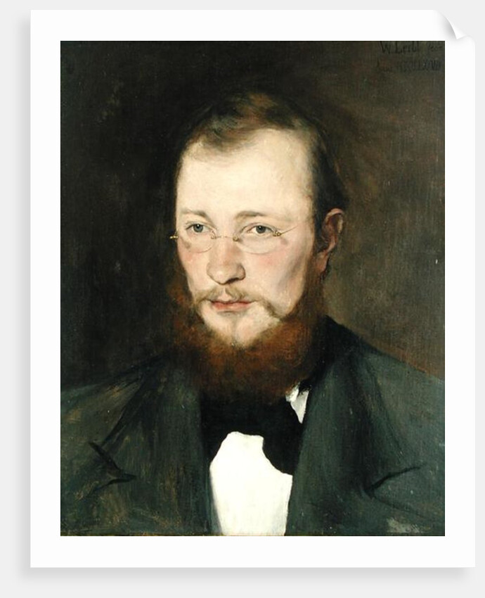 Friedrich Rauert, 1877 by Wilhelm Maria Hubertus Leibl