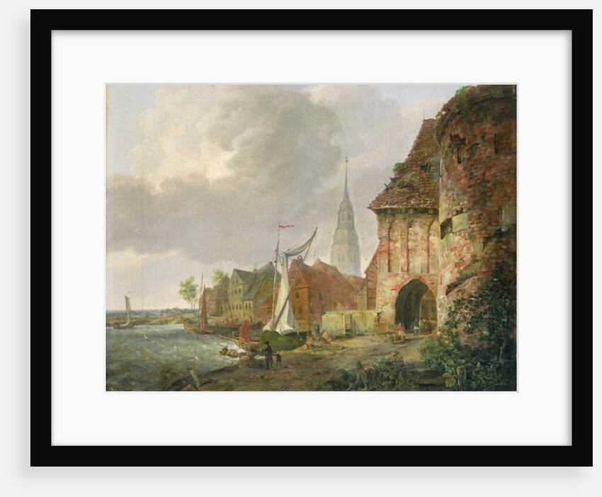 The March Gate in Buxtehude, 1830 by Adolph Kiste