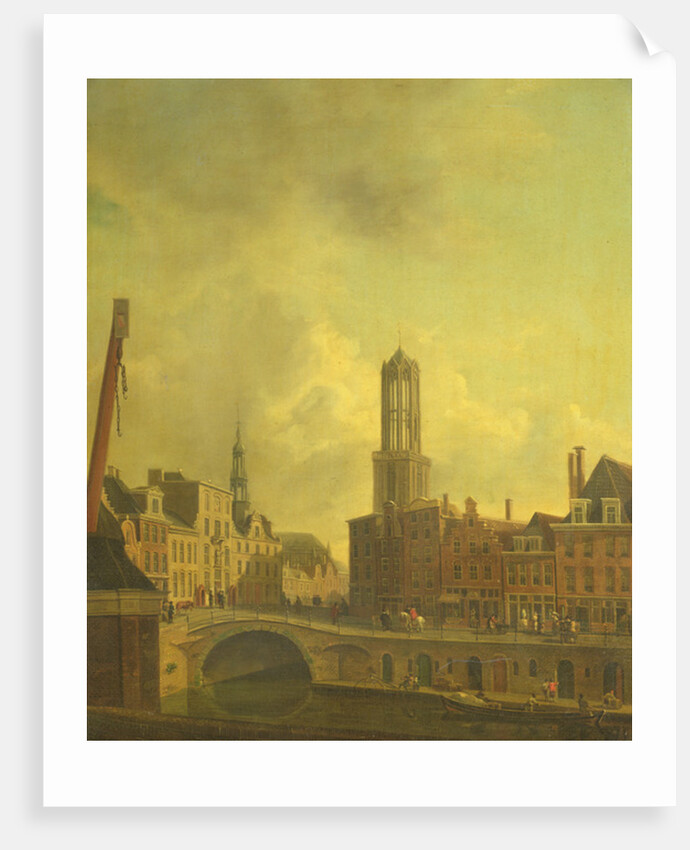 Utrecht Street Scene by Dutch School