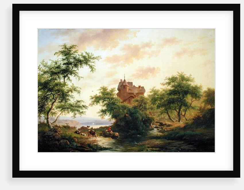 Landscape by Jan Adam Janszoon Kruseman