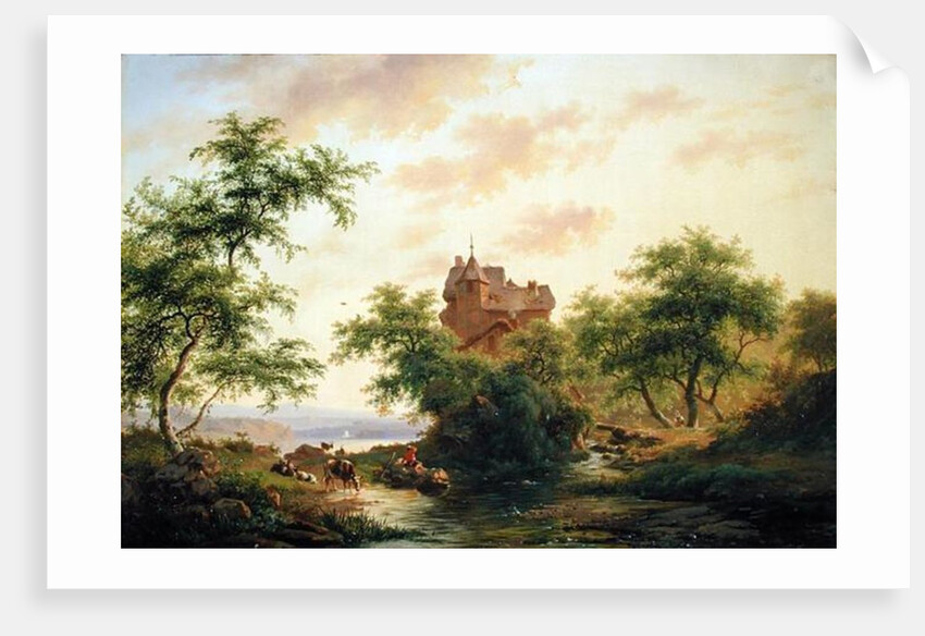 Landscape by Jan Adam Janszoon Kruseman