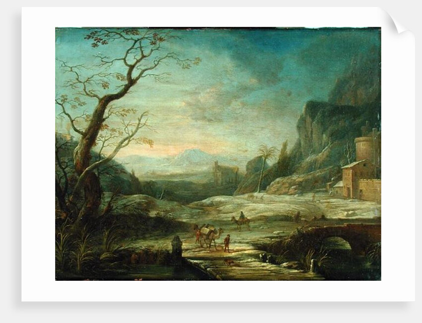 Oriental Landscape by Johann Holst