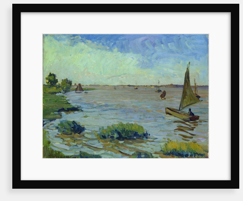 Windy Day on the Elbe, 1911 by Richard Dreher