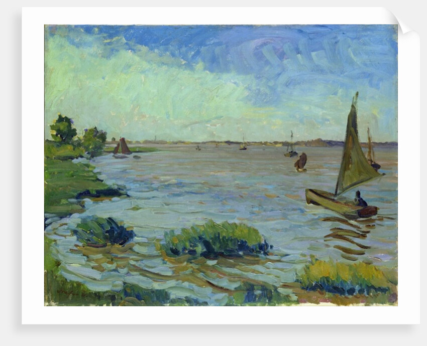 Windy Day on the Elbe, 1911 by Richard Dreher