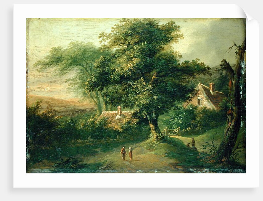 Landscape, 1827 by Friedrich Rosenberg