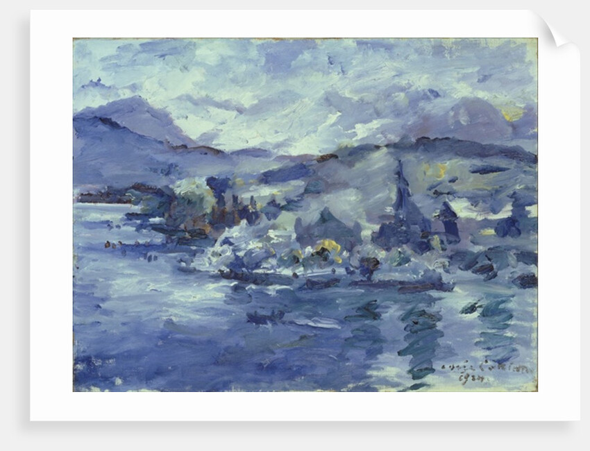 Afternoon on Lake Lucerne, 1924 by Lovis Corinth