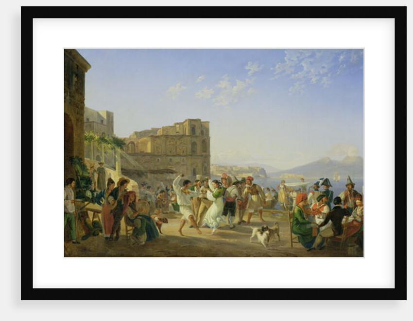 Italian Dancing, Naples, 1836 by Carl Wilhelm Goetzloff