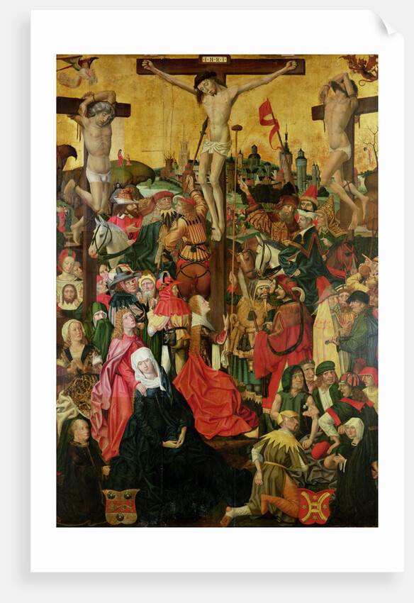 The Crucifixion, c.1500 by Master of Hamburg