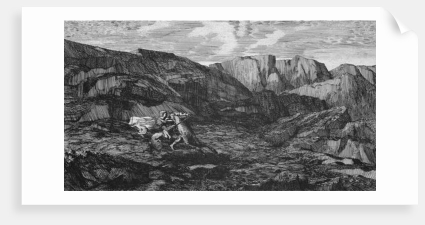 Horse and Rider by Odilon Redon